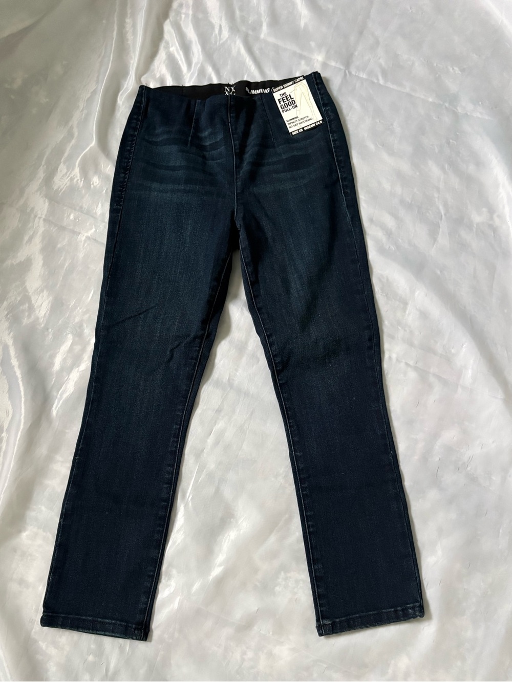 New York & Company Super Skinny Capri - Dark Indigo